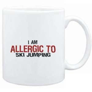    Mug White  ALLERGIC TO Ski Jumping  Sports