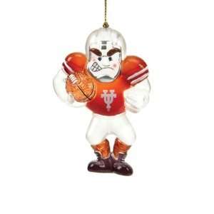   Texas Longhorns NCAA Acrylic Football Player Ornament (3.5) Sports