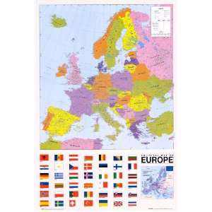  european union political map   PARTY / COLLEGE POSTERS 
