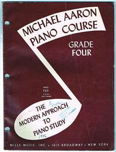 MICHAEL AARON PIANO COURSE GRADE FOUR / 4 (MILLS 1946)  