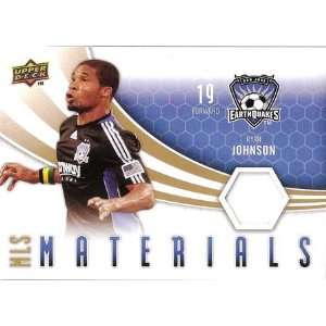 2010 Upper Deck Major League Soccer Materials Ryan Johnson Trading 