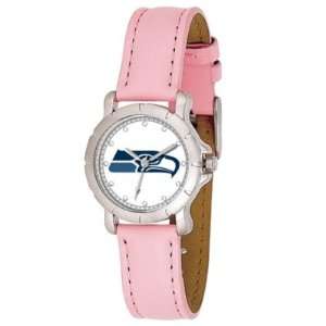 Seattle Seahawks Game Time Player Series Pink Strap Ladies NFL Watch 
