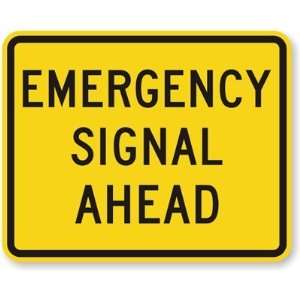  Emergency Signal Ahead Diamond Grade, 36 x 30 Office 