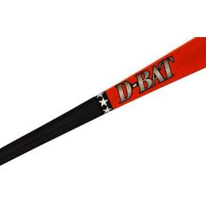  D Bat Pro Maple 73 Two Tone Baseball Bats BLACK/RED 32 