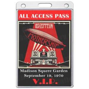    Led Zeppelin All Access Laminated Pass V.I.P. 