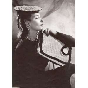  Vintage Crochet PATTERN to make   1940s Pancake Beret Hat 