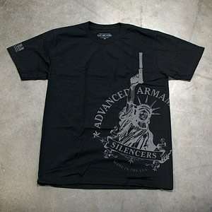   Corp Apparel Large Black Libertee T Shirt 100479