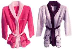 Girls Spa Day Party Robe & Spa Slippers combo 2 Colors  