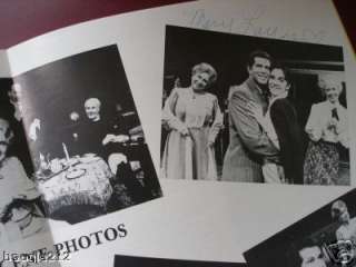 Signed Souvenir Program Arsenic and Old Lace Roberts +4  