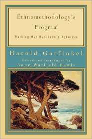   Program, (0742516423), Harold Garfinkel, Textbooks   