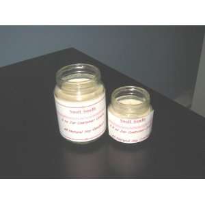  All Natural 100% Soy 2.5 ounce jar container candle