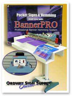 BannerPro Vinyl Banner Hemming Welding System  