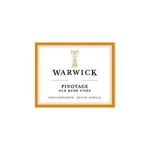  2008 Warwick Estate Old Bush Vines Pinotage 750ml Grocery 