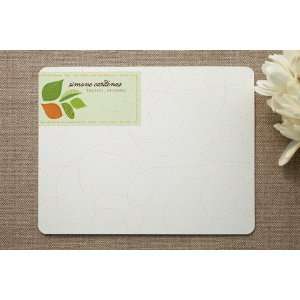  Whirling Leaves Personalized Stationery by Candice 