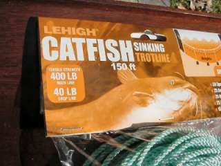 New Lehigh 400 lb 150ft Sinking Trotline, Catfish  