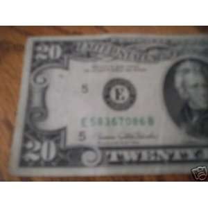  20$ 1969 C   FEDERAL RESERVE NOTE   BANK OF RICHMOND 