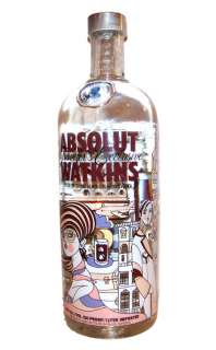 Absolut Vodka WATKINS Limited Edition 1 Liter   Sealed  
