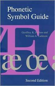 Phonetic Symbol Guide, (0226685365), Geoffrey K. Pullum, Textbooks 