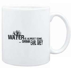  Mug White  Water is almost gone  drink Earl Grey 