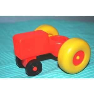  Fisher Price Red and Yellow Tractor 