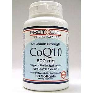  Protocol for Life Balance CoQ10 600mg 60 gels Health 