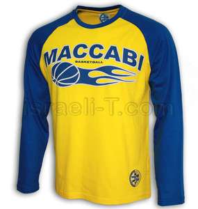 Maccabi Tel Aviv Official T Shirt Israel basketball  