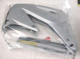 2005 06 Honda CRF450R Acerbis Elsinore Silver Plastic Kit w/ Seat 