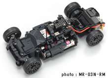 same battery layout as the mr 02 chassis achieves a low center of 