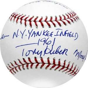 Clete Boyer Autographed Baseball