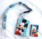 pcs Disney Mickey Lanyard w/ Zipper Wallet & ID Pouch  