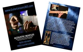 The Beatles Acoustic Classics Guitar Lesson DVD  