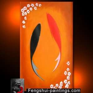  Abstract Art Feng Shui Painting Koi Fish Painting Japanese Koi 