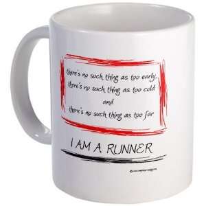  I am a runner slogan 2 Sports Mug by  Kitchen 