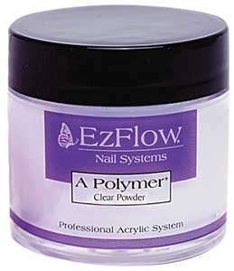 Ez Flow .75oz 21g A Polymer Acrylic Powder CLEAR .75 oz EZFlow  