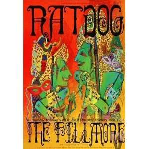  Ratdog 1998 Fillmore Concert Poster F316