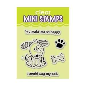  Inkadinkado Clear Mini Stamps Wag My Tail ICMSAA 97661; 6 