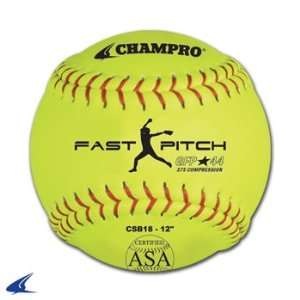  Champro Game Fast Pitch .44 COR 12 Softball (One Dozen 