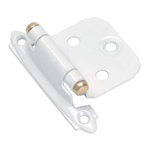  Amerock 7139 W3 Polished Brass With White Cabinet Hinges 