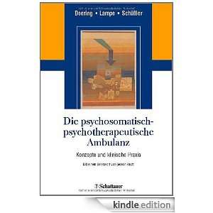 Die psychosomatisch psychotherapeutische Ambulanz Konzepte und 