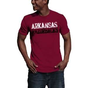 NCAA Arkansas Razorbacks Literality Vintage Heather Tee Shirt  