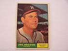 Joe Adcock 1961 Topps Baseball #245 (EX NM) Milwaukee B