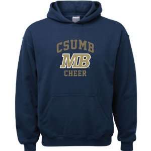  Cal State Monterey Bay Otters Navy Youth Cheer Arch Hooded 
