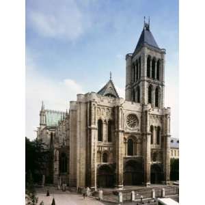  Saint Denis Cathedral, Gothic, founded 1137 by Abbot Suger 