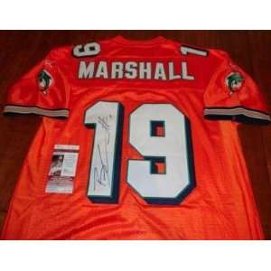 Brandon Marshall Signed Uniform   Orange +JSA COA   Autographed NFL 