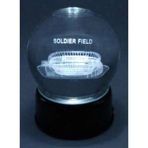 SOLDIER FIELD ETCHED IN A CRYSTAL