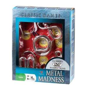  Metal Madness Puzzles w/DVD Toys & Games