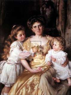 THOMAS KENNINGTON A Mothers Love girls portrait NEW  
