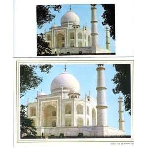  Pan Am Rainbow Service Menu & Postcard 1965 Taj Mahal 