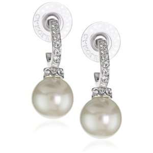  Carolee Pearl And Crystal Basics Drop Earring Jewelry