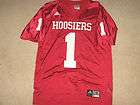 Adidas Mens Indiana Hoosiers Football Jersey #1 Size Medium Red Nice